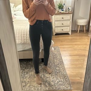 Black Madewell Skinny Jeans